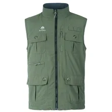Водонепроницаемый жилет для спорта на открытом воздухе, рыбалки, мужской жилет для фотосъемки, мужской жилет с несколькими карманами для рыбалки, альпинизма, кемпинга, пешего туризма