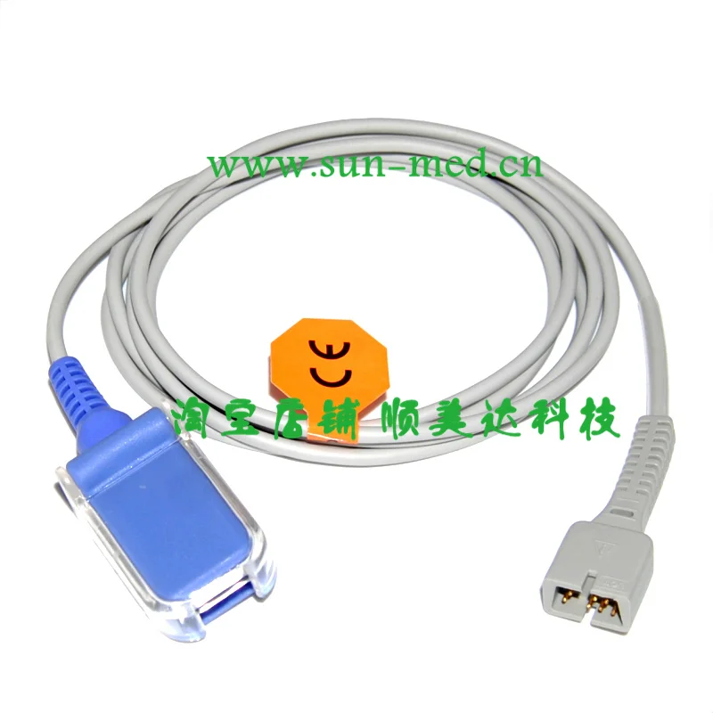 

Compatible Nellcor SpO2 sensor extension cable patient adatpter cable