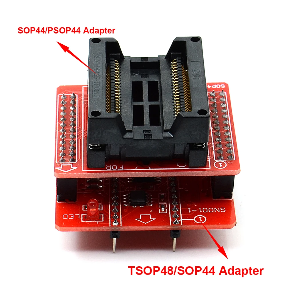 

Free Shipping TSOP48/SOP44 IC Adapter for Minipro TL866A TL866CS TL866II PLUS Universal USB Programmer+SOP44 Adapter