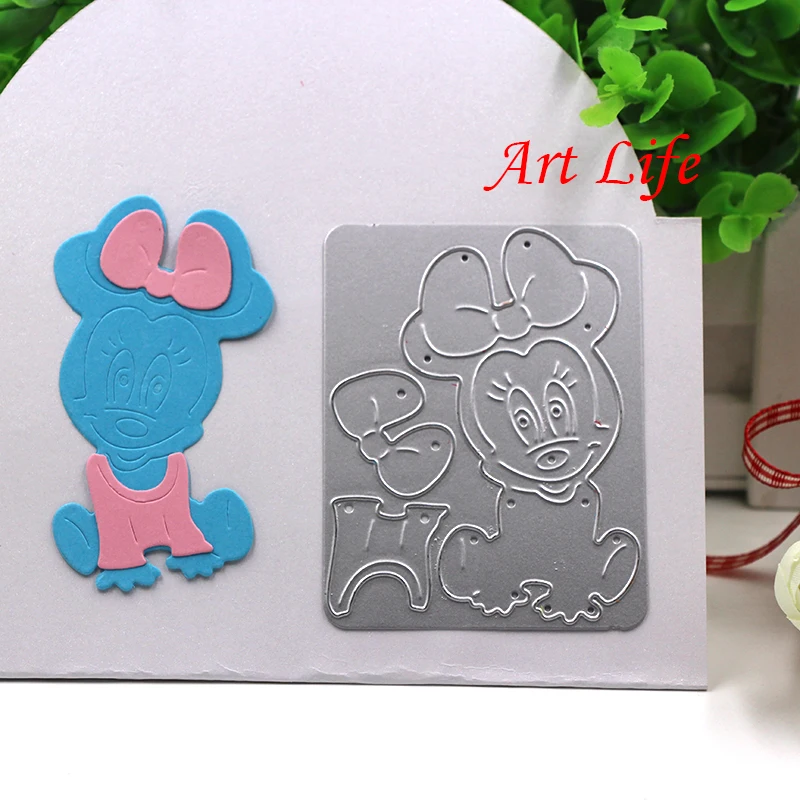 

2018 Minnie Mouse Metal Cutting Dies Stencils for DIY Scrapbooking/photo album Decorative Embossing DIY Paper Cards Craft Gift
