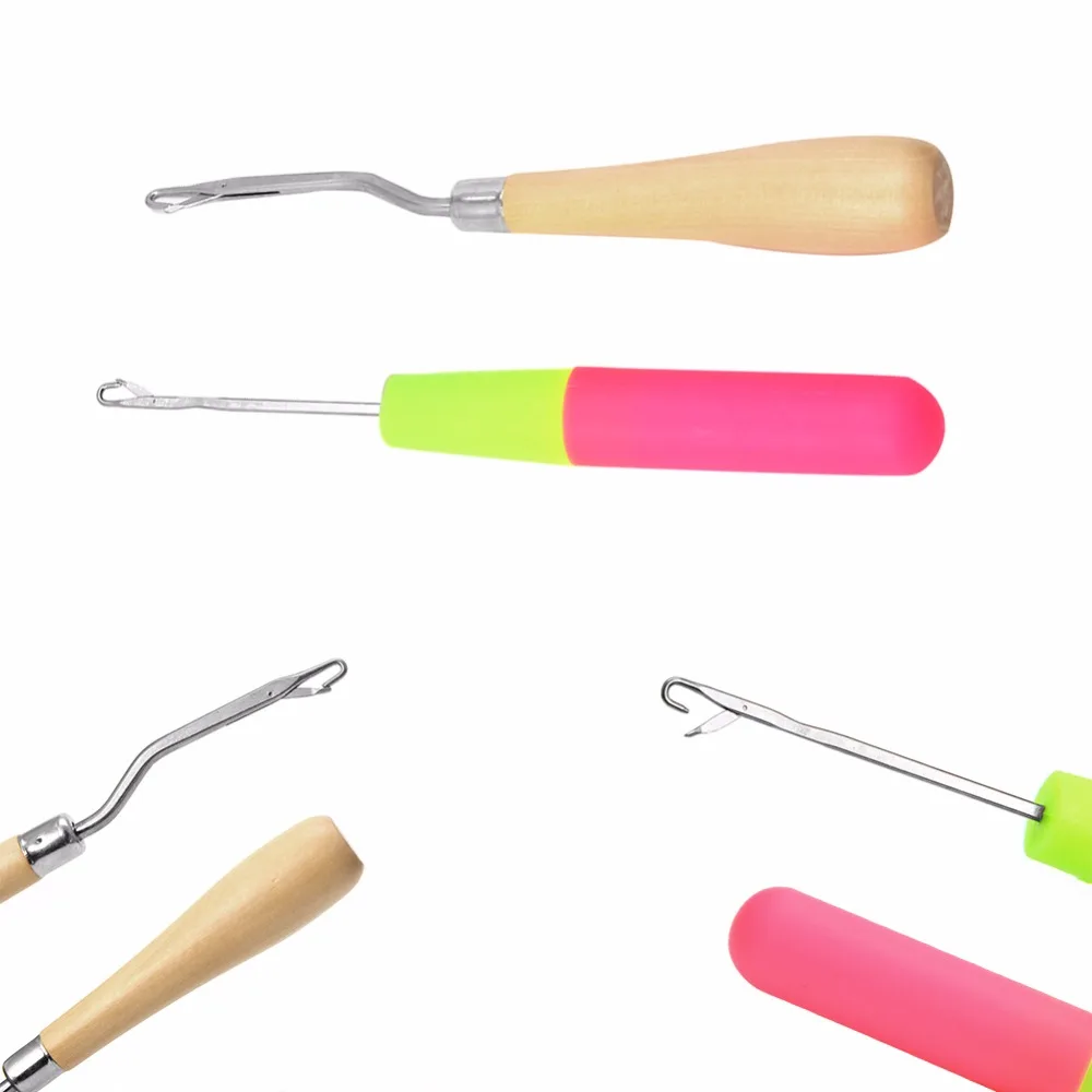 Buy 2PCS Crochet Hook Latch Lock Needle Tool Rug