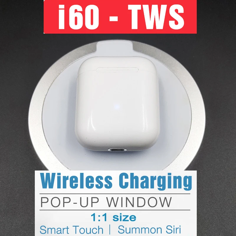 1370.59 руб. 30% СКИДКА|I60 TWS Pop up Беспроводная зарядка Bluetooth 5,0 гарнитура 6D бас сенсорный контроль беспроводные наушники pk i10 tws i20 i12 i80 tws i100-in Наушники и гарнитуры from Бытовая электроника on Aliexpress.com | Alibaba Group