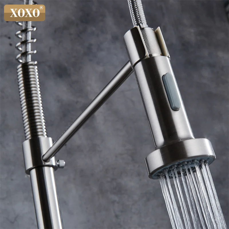  Black Oil Rubbed Kitchen Faucets Pull Out Kitchen Sink Faucet Antique Brass Mixer Single Handle Wat - 32868365292
