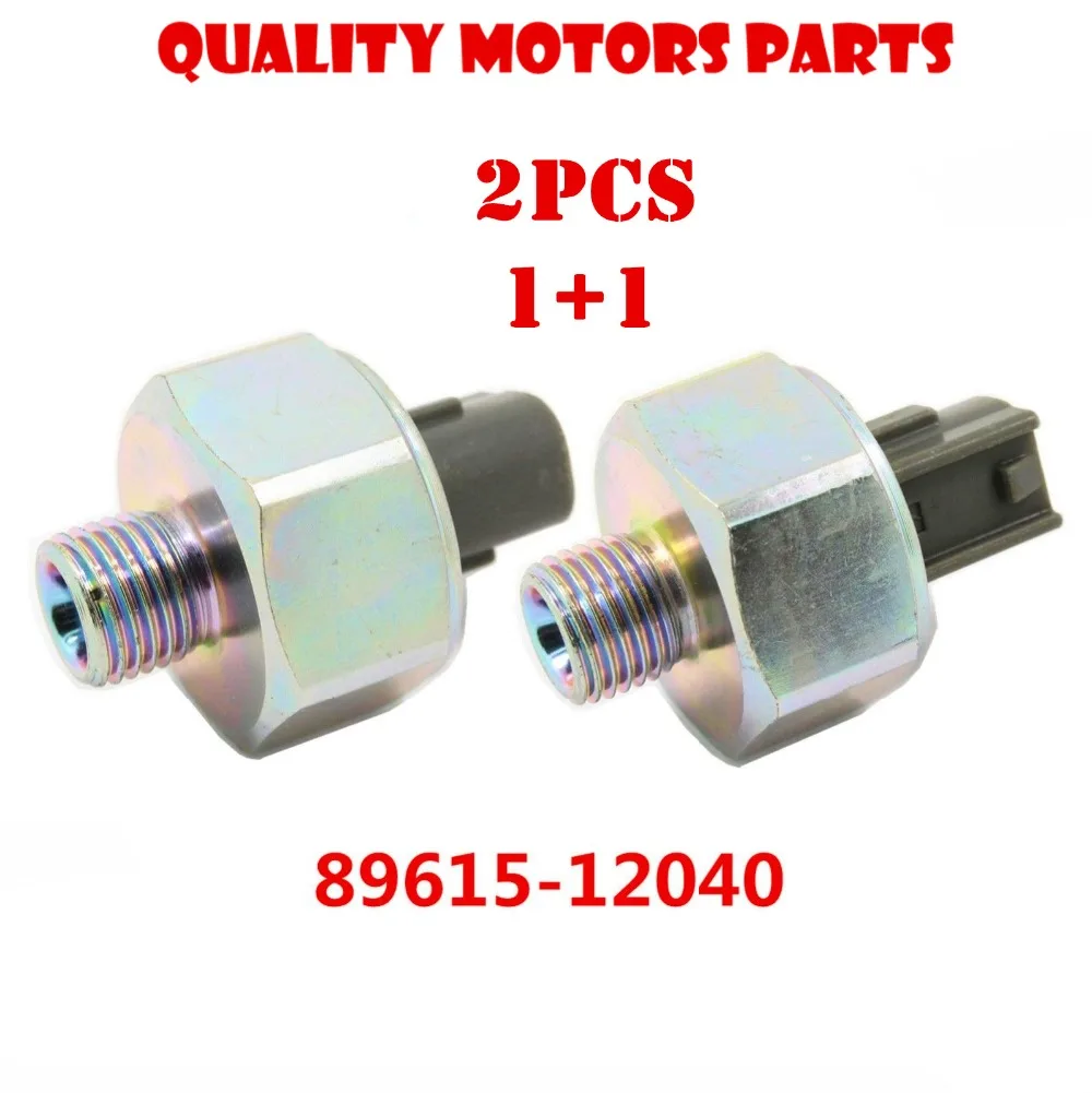 2pc Brand Genuine Knock Detonation Sensor Part 89615 12040 for Toyota