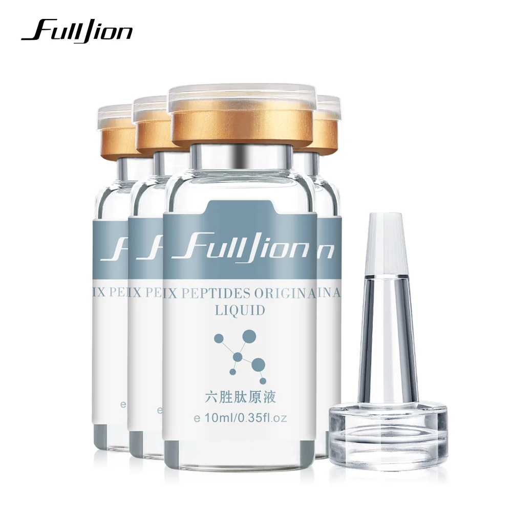 Fulljion Six Peptides Original Liquid Anti-Wrinkle Anti Aging Hyaluronic Cream Whitening Rejuvenating Face Lift Serum Skin Care