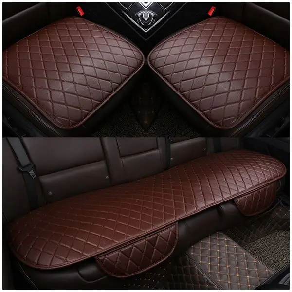 

1 sets PU Leather Car Seat Cover Pad for Auto Seat Cushion Protection Pad Mat,