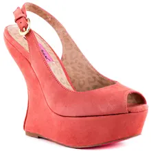 Red Platform Peep Toe Women Sandal Open Toe Sandals for Women Shoes Summer Style Women 2015 Chaussures Compensees Rubber Sandals
