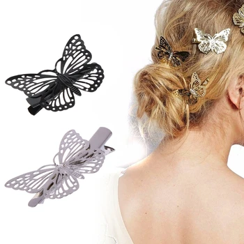 

Butterfly Barrette Hair Clip Fashion Girls Women Hairpin