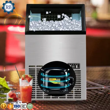 

compact structure low water temperature ice machine for ice juice and cooling beer