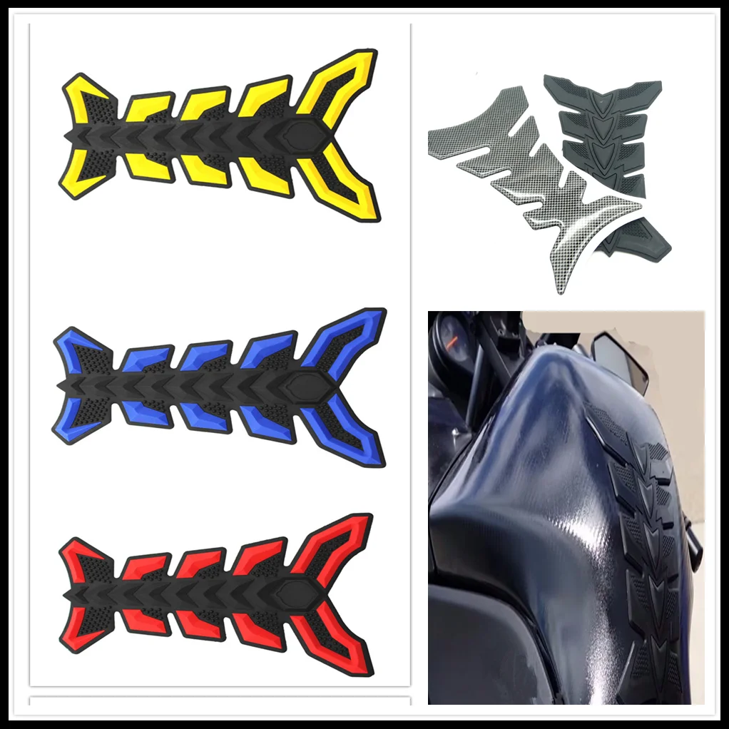

Motorcycle fish Pad Oil Gas Fuel Tank Cover Sticker Decal Protector for SUZUKI DRZ400E DRZ400S SM DR250R DJEBEL250XC 250SB