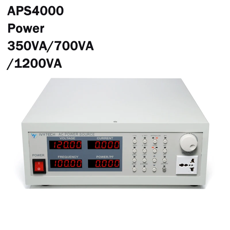 

220V 50Hz 60Hz APS4000 AC Power Source Supply Storage Type Variable Frequency Power Supply Output Double Insurance Input