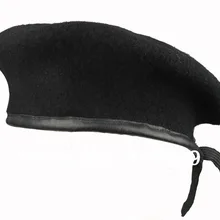 Армия США военный спецназ шерстяной берет черный L-33930