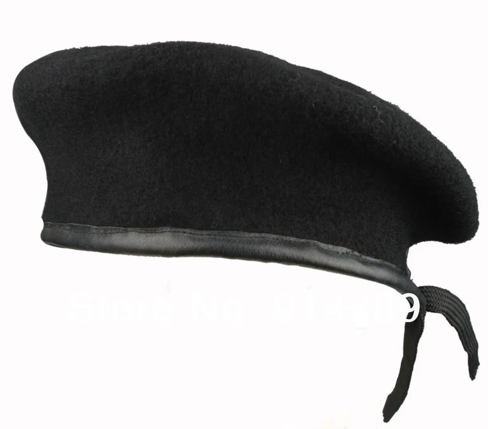 

US ARMY MILITARY SPECIAL FORCES WOOL BERET BLACK L-33930