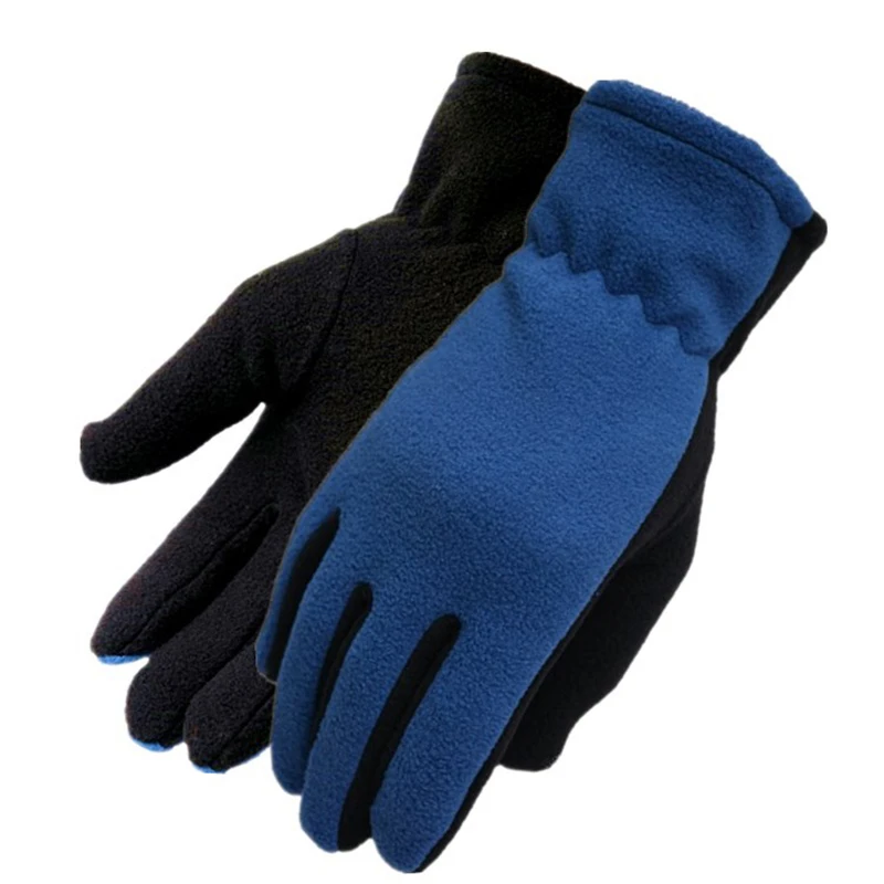 New Brand Men's Winter Polar Fleece Gloves Elegant Keep Warm Glove