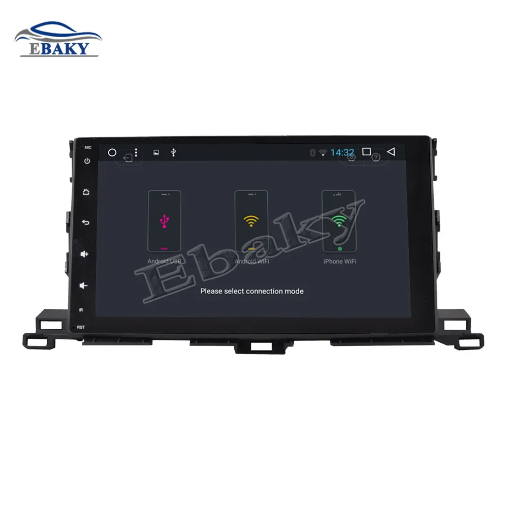 Clearance NaviTopia 10.1inch 1GB/2GB RAM Quad Core/Octa Core Android 7.1/8.1 Car DVD Radio for Toyota Highlander 2015 with GPS/maps 19