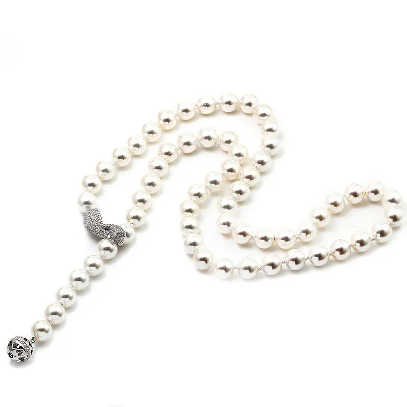 Жемчужное ожерелье с магнитной застежкой