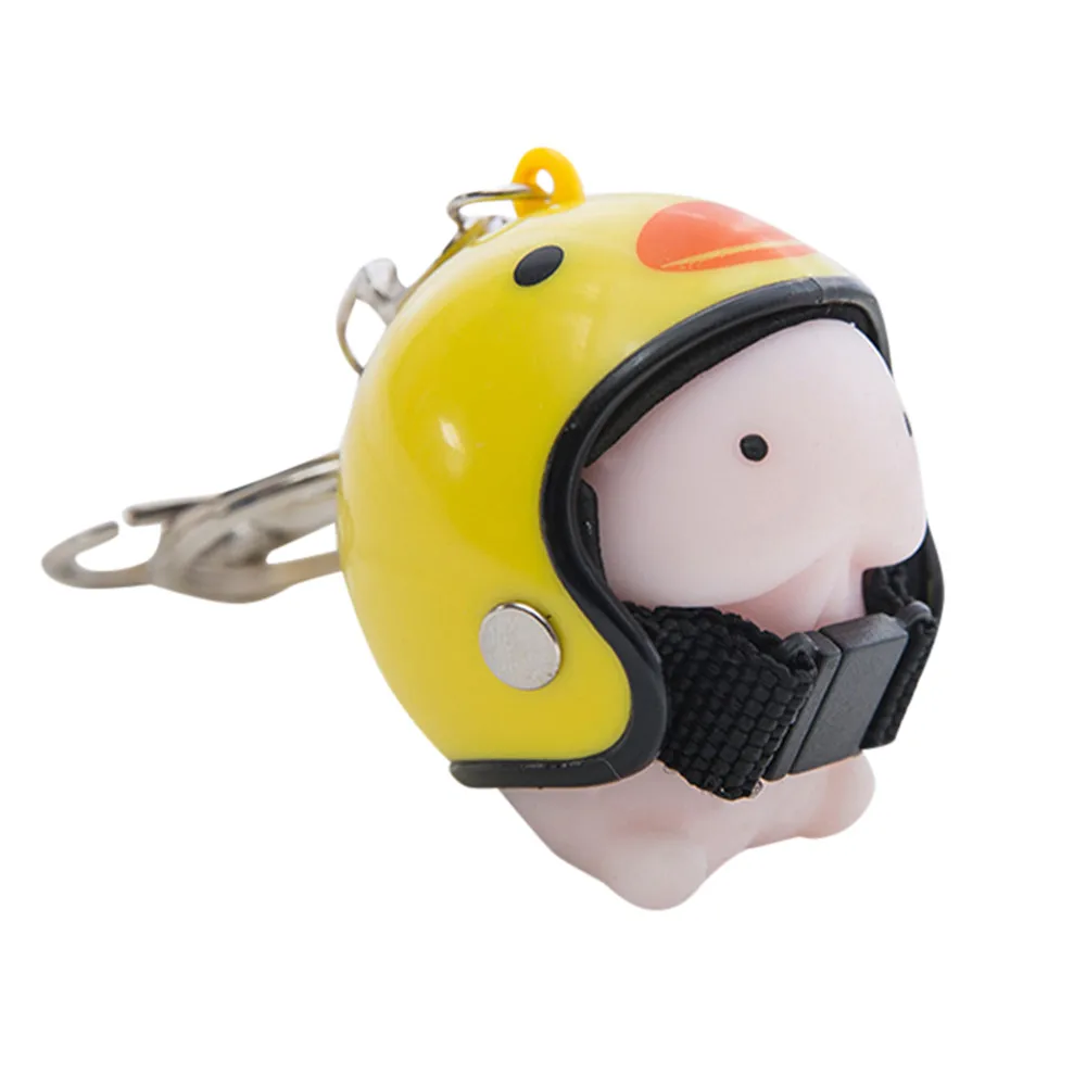 Dingding мягкий игрушечный шлем милый брелок сжимающий снятие стресса шалость игрушка - Цвет: E