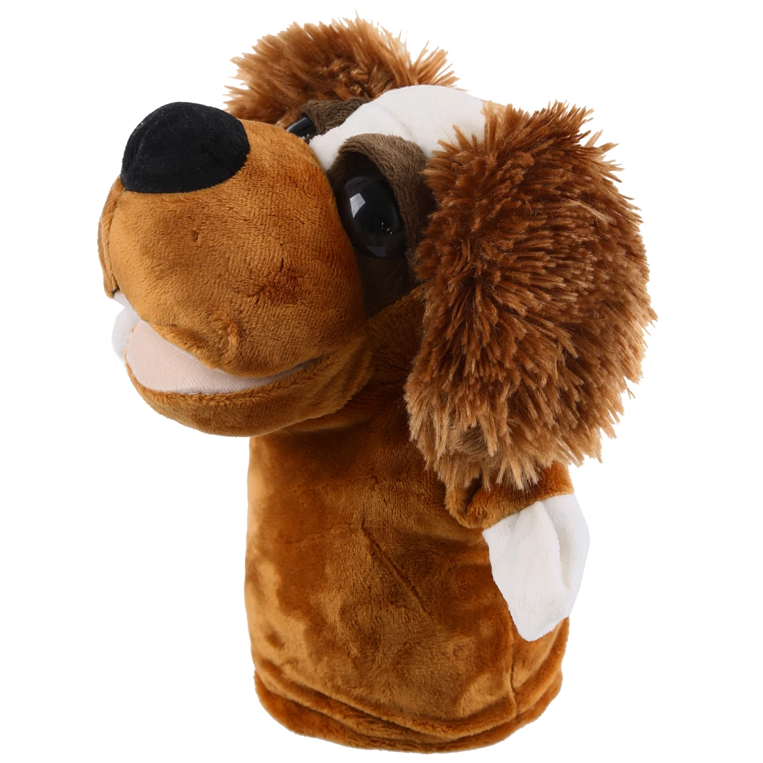 

New Cute Plush Velour Animals Hand Puppets Chic Designs Kid Child Learning Aid Toy (Dog)