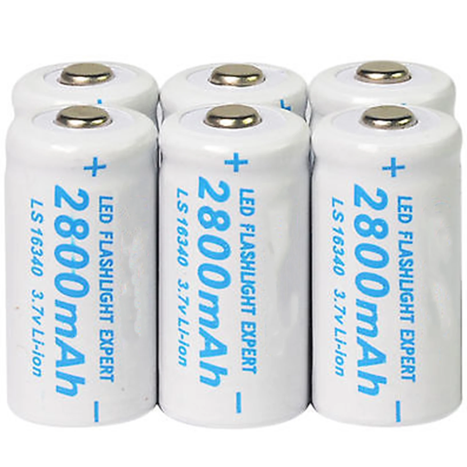 Lot 1800mAh CR123A 16340 Battery 3.7V Li-ion Rechargeable Batteries for Camera 