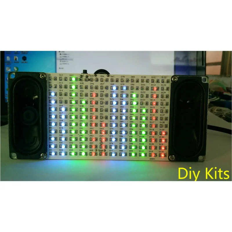Aiyima LED Music Spectrum Kits Level Indicator Light Electronic
