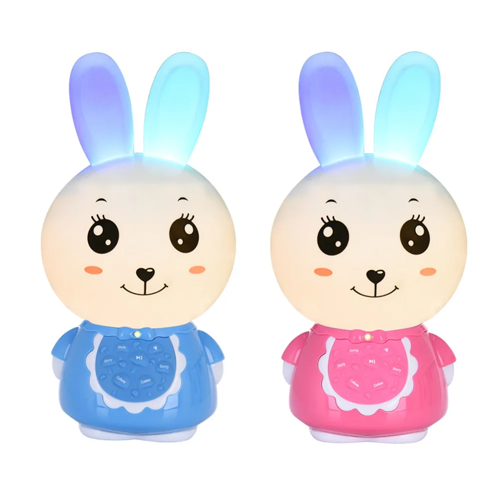 

New English Version Early Educational Bunny 8GB Rechargeable Downloadable Storytelling Digital Player For Children
