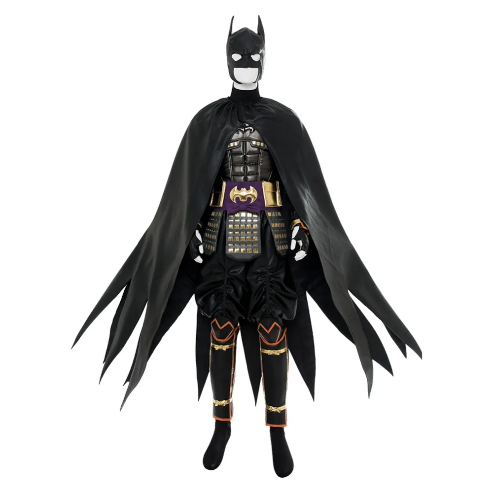 Бэтмен: DC Comics 2018 костюм Бэтмена из фильма ниндзя косплей с накидкой и маской