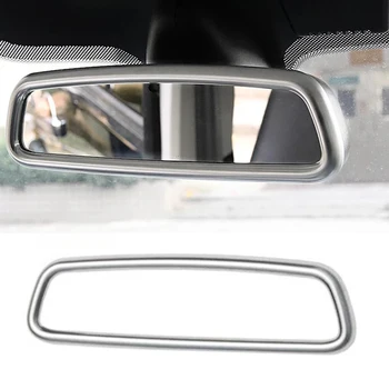 

JEAZEA New Interior Rear View Reaview Mirror Cover Trim for Land Rover Range Rover Sport Evoque Discovery 4 Volvo XC60 V60 S40 S