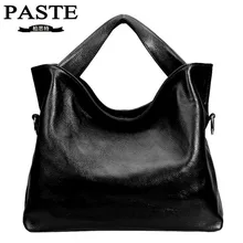 PASTA de la Marca de lujo de Las Mujeres Bolso de La Manera Bolsas de Mensajero de Las Mujeres de Cuero Genuino Sólido Suave piel de Vaca Bolso de La Señora de Asas Casual 2016