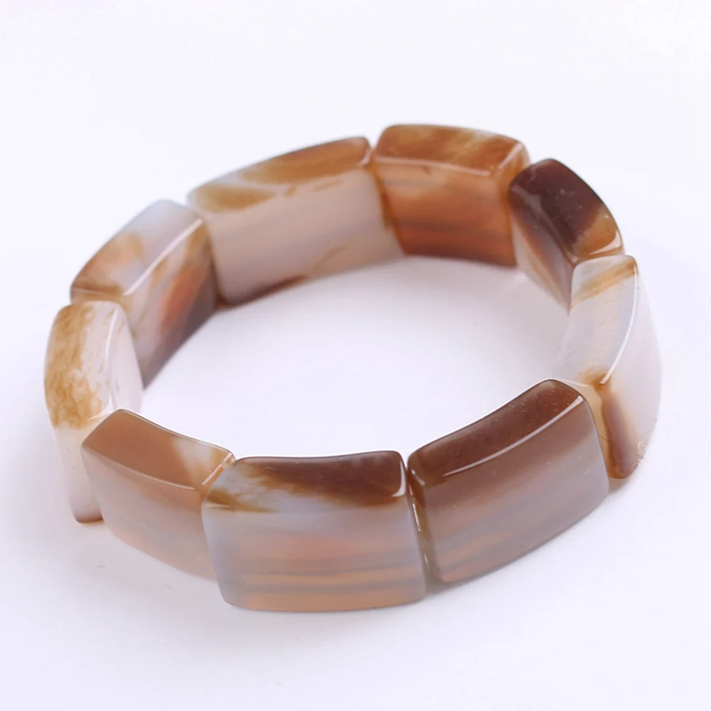 

Original Genuine Beads Bracelet For Unisex Gray Agate Quartz Agate Natural Gemstone Agate Baltic Amber Healing Crystal Supplies