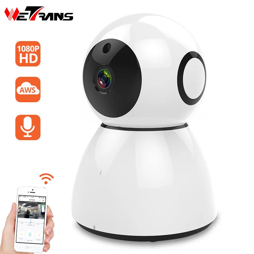 

Wetrans IP Camera Wifi 1080P HD Cloud Storage Home Security Baby Monitor LED Light Mini Surveillance Smart Wireless CCTV Camera
