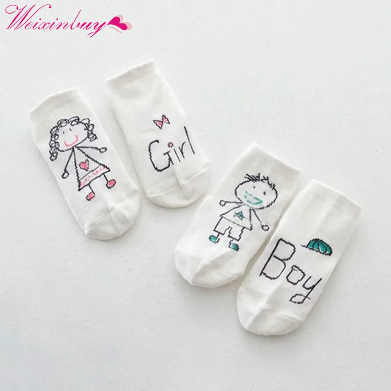 

1Pair Girl Boy Soft Non-slip Boot Cuff Slippers Socks Baby Infant Kids Foot Sock hot new
