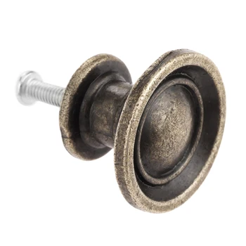 DRELD 1Pc Antique Bronze Furniture Handle Cabinet Knobs and Handles Kitchen Drawer Cupboard Pull Door Handles Furniture Fittings