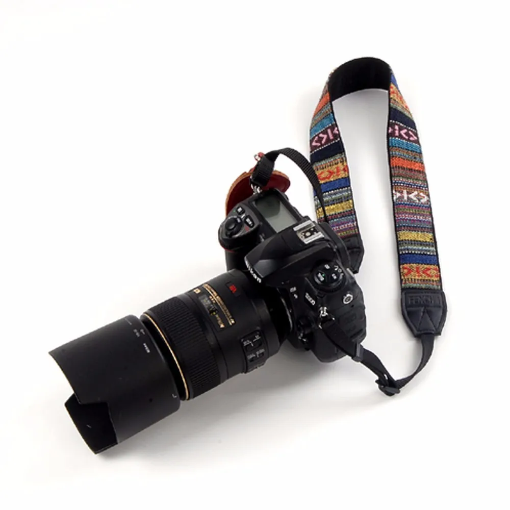 Camera Shoulder Neck Strap Vintage Style Canvas Camera Shoulder Neck Strap Belt for Nikon for