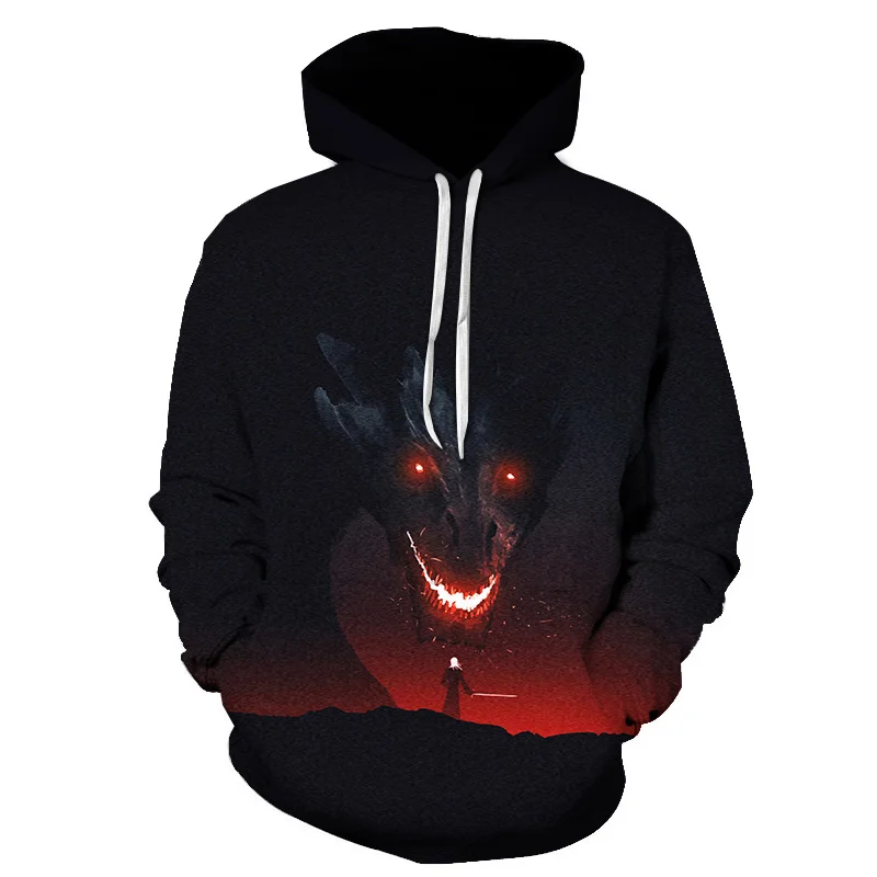 New Movie Game of thrones Hoodie Men Women All characters Cosplay 3d Sweatshirts Hoodies Casual Men Streetwear Pullover 6XL