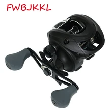 Высоко-Скорость поворотный Рыболовная катушка Скорость соотношение 6,2: 1 подшипник 18+ 1 черный литье Катушки Рыболовные катушки приманки кастинговая катушка