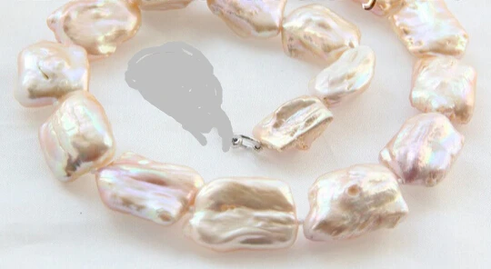 

FREE SHIPPING>>>@@ > N1529 baroque pink freshwater cultured pearl necklace