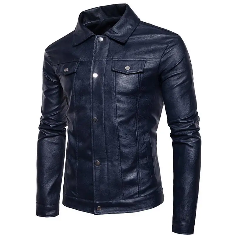 Mens Bomber Jackets Fashion High end Leisure And Size Man Leather
