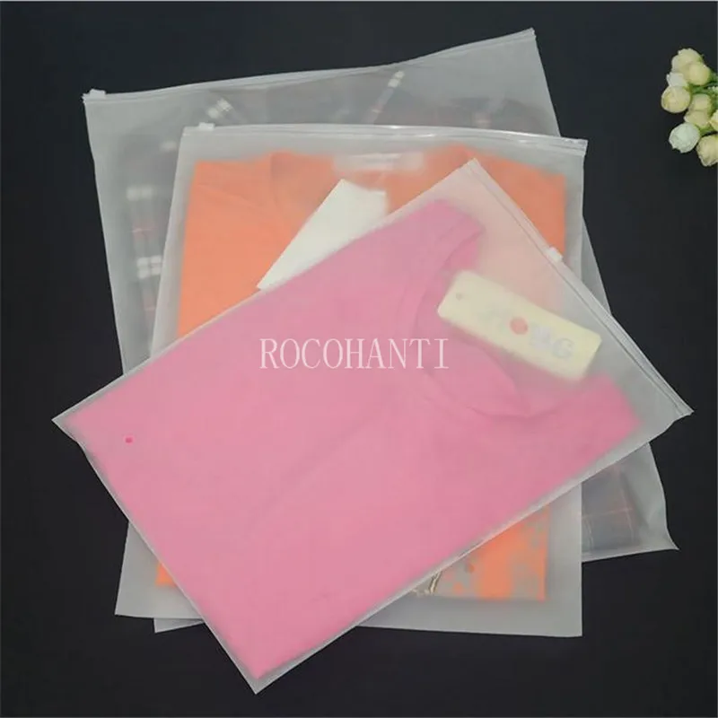 ROCOHANTI, 15*20 см, 20 шт./лот, EVA, матовые, скрабы, Упаковочные сумки, прозрачные, закрывающиеся, на молнии, сумка для покупок/розничная торговля