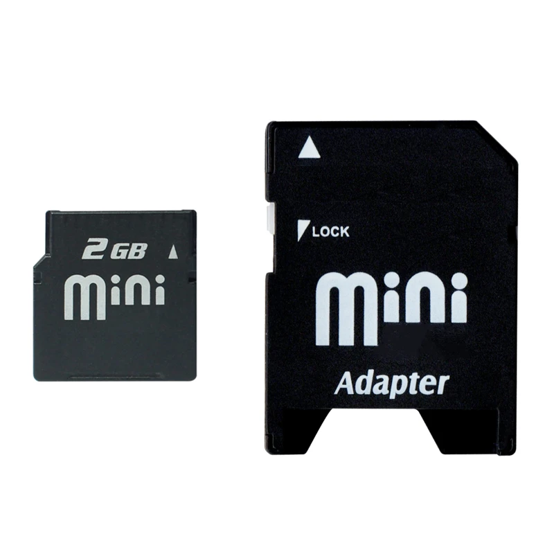2019 New Year Wholesale Original capacity 2GB MINISD Card MINI SD Memory Card With Free Card 1