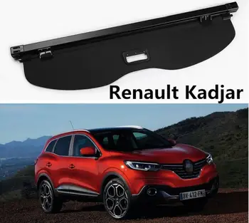 

High Qualit Car Rear Trunk Cargo Cover Security Shield Screen shade For Renault Kadjar 2016 2017 2018 Car Accessories