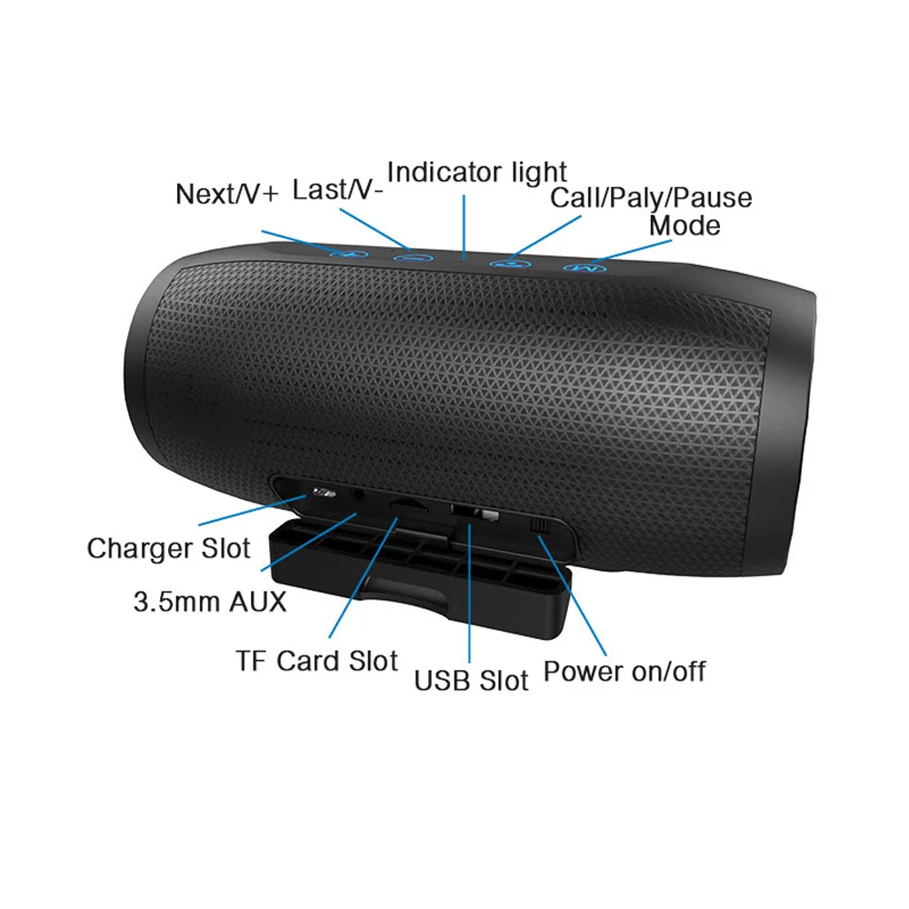 Bluetooth Колонка ZEALOT с поддержкой TF карт и микрофоном|Портативные колонки| |