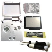 Белый цвет полный комплект чехол подходит для nintendo GameboyAdvance SP Пластиковый чехол с игровой приставкой ручной с крестиком/Y отвертки
