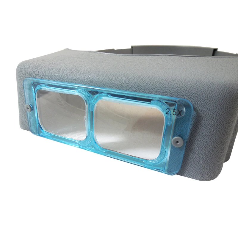 Krachtige Vergrootglazen Met 4 Lens Optivisor Hoofdband Vergrootglas Horlogereparatie Vergrootglas Lupa Laskop Viso Handsfree