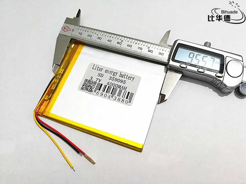 3,7 V 4000 mah аккумулятор для планшета gm литий-полимерный аккумулятор 359095 литий-ионная аккумуляторная батарея для MP3 MP4