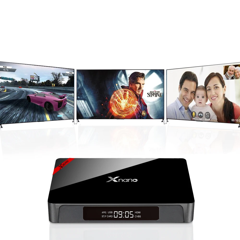 X96 Pro Xnano Android 6,0 ТВ приставка S905X четырехъядерный 2G+ 16G BT 4,0 4K HD2.0 OTA обновленный Смарт медиаплеер DLAN телеприставка