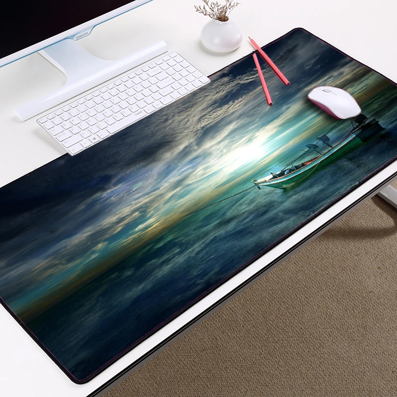 

Mairuige The Ocean Scenery Beautiful Sea HD Printing Mousepad Large Size 900x400 Table Mat To Decorative Desktop Pc Keyboard Mat