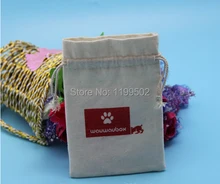 can be custom made jute/linen/flax drawstring jewelry bag for gifts headset Bouquet Garni coffee bean pouchesbags wholesale