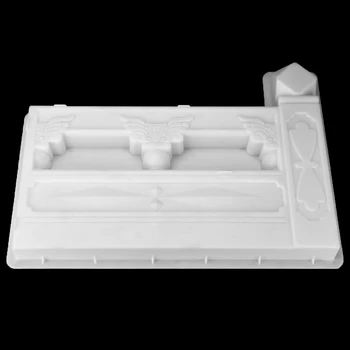 

Mayitr 1Pc Garden Fence Mold Rectangle Cement Mold DIY Concrete Fence Mold Garden Flower Pool Plastic Mold Brick Courtyard