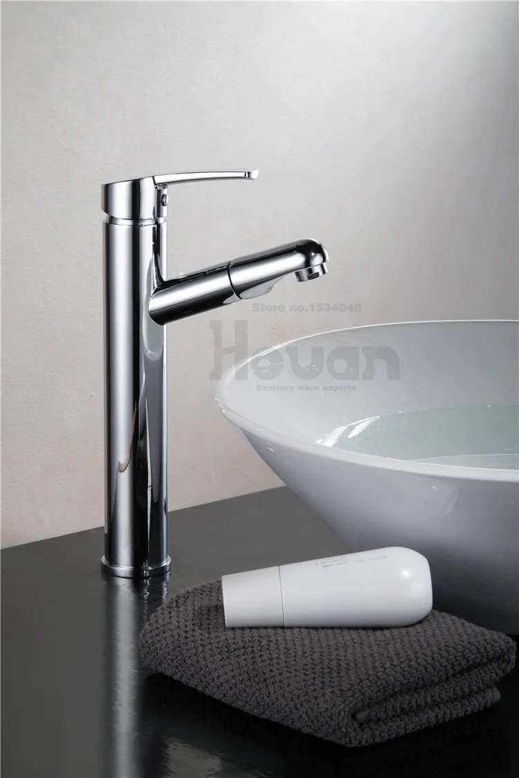 2019 High Bright Polished Bathroom Countertop Basin Pull Out