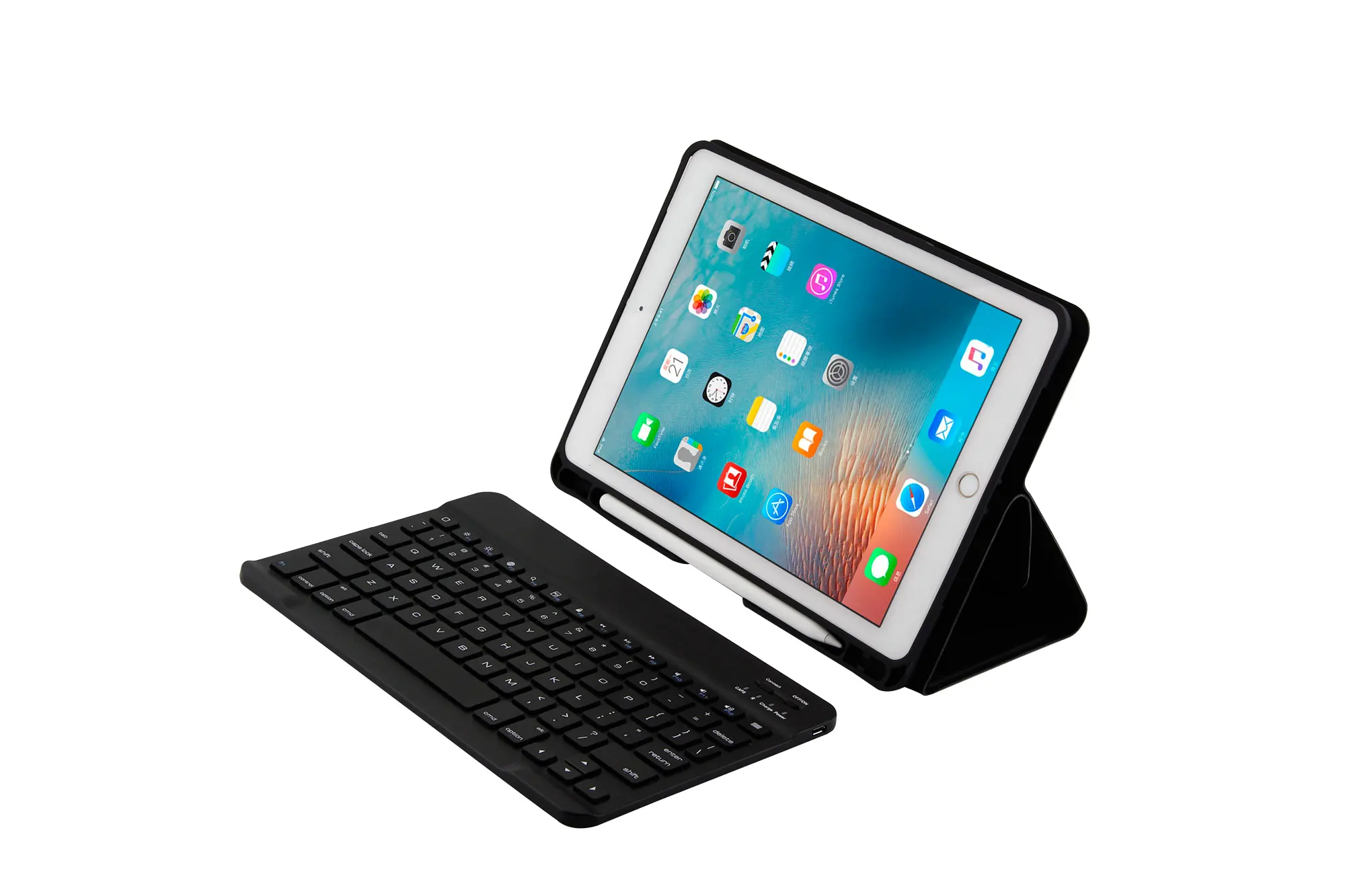 IPad 9 7 чехол для клавиатуры с карандашом Deekite Съемная Bluetooth беспроводная